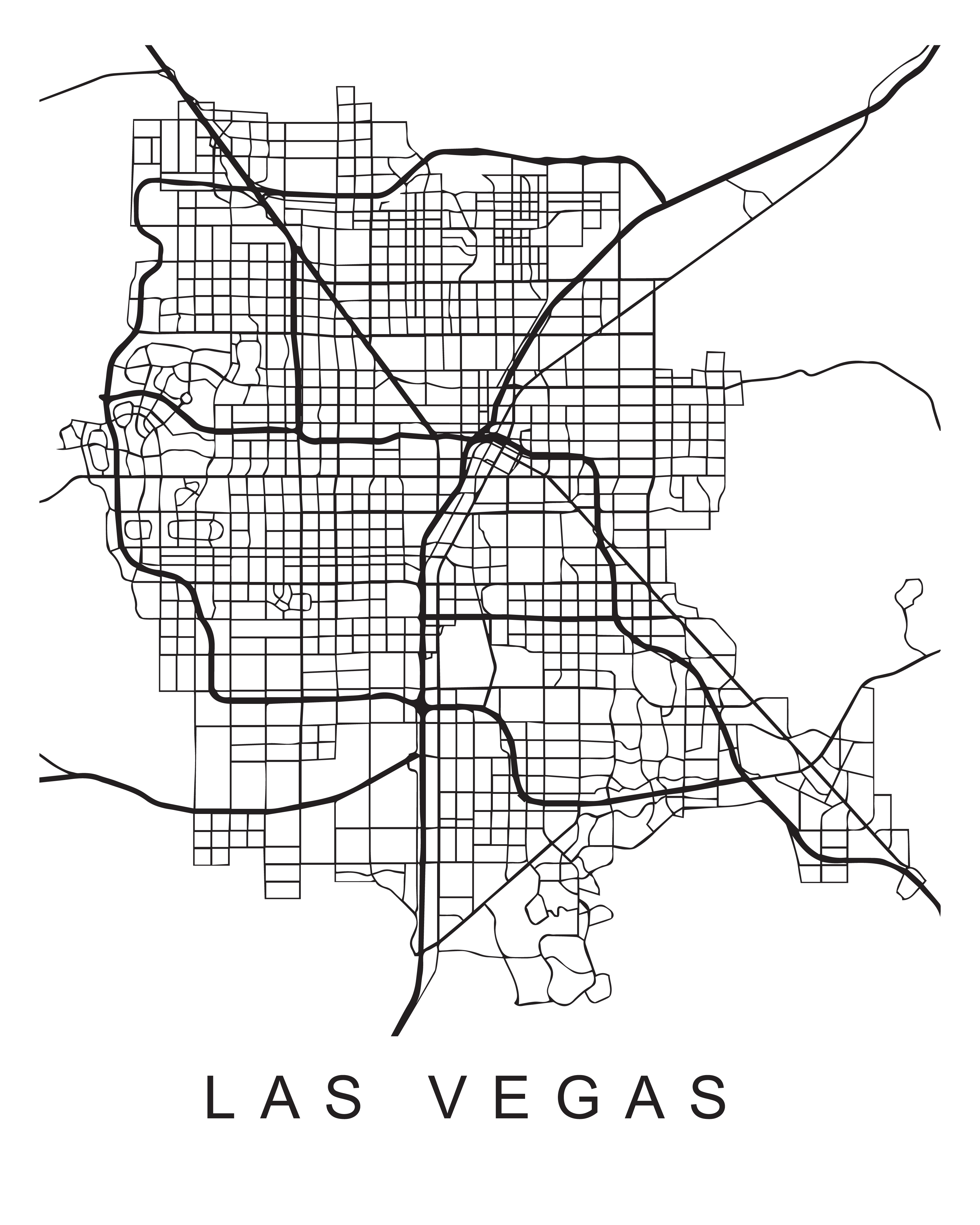 Las Vegas Service Areas Map